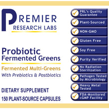 將圖片載入圖庫檢視器 Premier Research Labs Probiotic Fermented Greens 益生菌發酵綠蔬粉 (150 膠囊)
