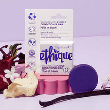 將圖片載入圖庫檢視器 Ethique Conditioner Bar - Purple Conditioner Bar for Brassy Blonde and Gray Hair: Tone It Down™ 亮澤控色紫色護髮皂