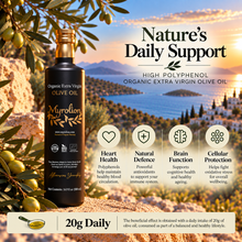 將圖片載入圖庫檢視器 Myrolion Polyphenol-Rich Organic Extra Virgin Olive Oil 希臘高多酚有機特級初榨橄欖油 500ml