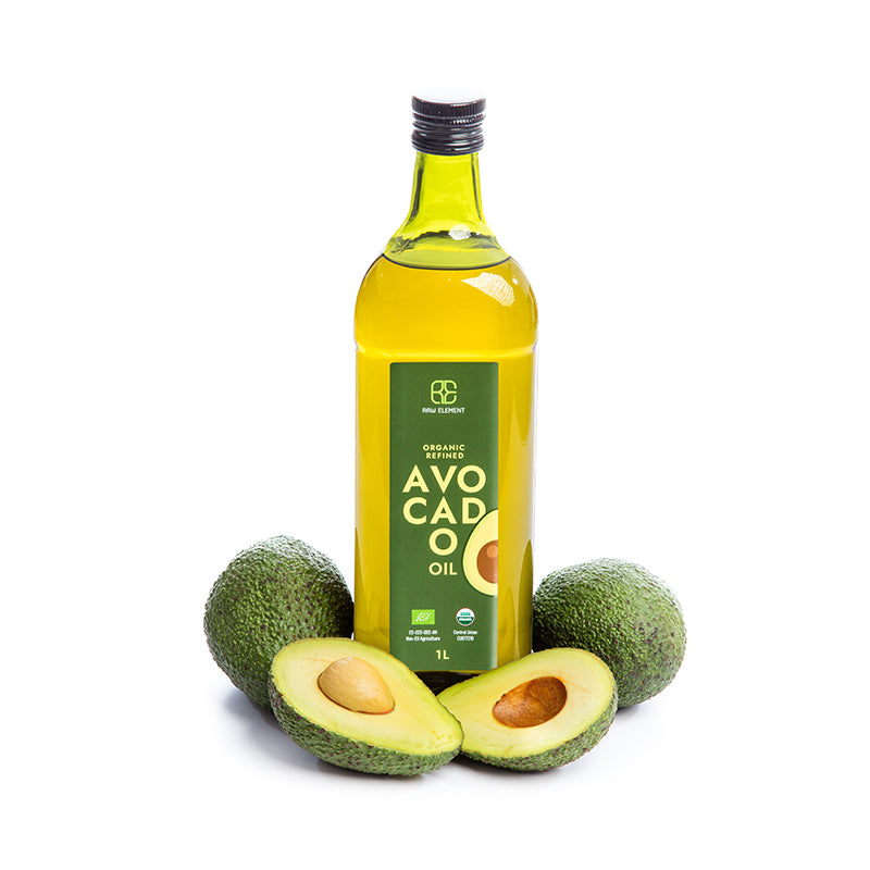 Raw Element® Organic Refined Avocado Oil for High Heat Cooking 源機®有機牛油果油 (1L) - 適用於高溫煮食