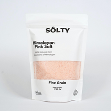 Load image into Gallery viewer, Solty Pink Himalayan Salt Fine Grain 喜馬拉雅粉紅細岩鹽 500g