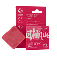 將圖片載入圖庫檢視器 Ethique Shampoo Bar - Restoring Soap Free Shampoo Bar for Dry, Damaged Hair: Sorbet™ 雪芭修復無皂基洗髮皂(適用於乾燥或損傷髮質)