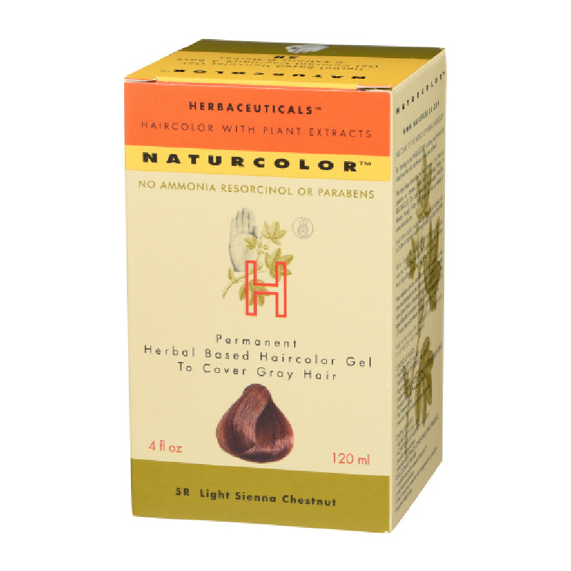 NATURCOLOR Herbal Based Haircolor Gel – 5R Light Sienna Chestnut 自然色草本染髮劑(淺板栗褐色)