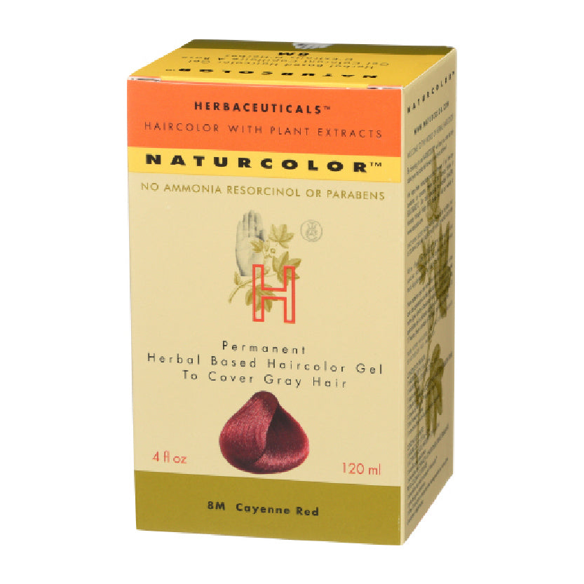 NATURCOLOR Herbal Based Haircolor Gel – 8M Cayenne Red 自然色草本染髮劑(辣椒紅色)