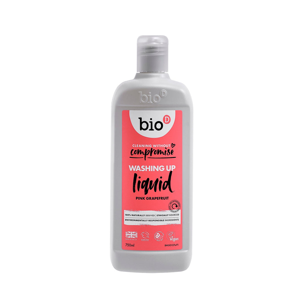 Bio-D Washing Up Liquid - Pink Grapefruit 天然濃縮粉紅西柚洗碗液
