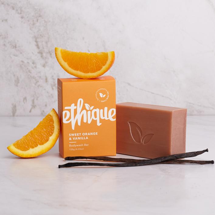 Ethique Body Cleanser - Uplifting Sweet Orange & Vanilla Soap Bar 甜橙雲呢拿沐浴芭