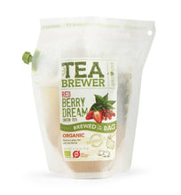 將圖片載入圖庫檢視器 April Love Teabrewer - Organic Red Berry Dream Green Tea 情迷四月便攜手沖有幾紅莓夢綠茶包(7 包/盒)