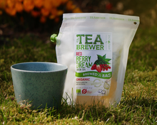 將圖片載入圖庫檢視器 April Love Teabrewer - Organic Red Berry Dream Green Tea 情迷四月便攜手沖有幾紅莓夢綠茶包(7 包/盒)