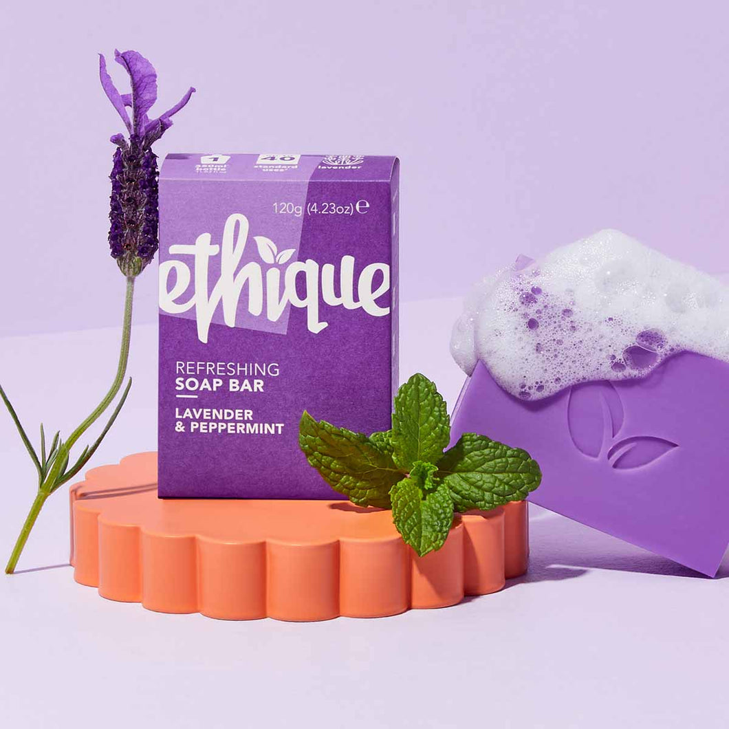 Ethique Body Cleanser - Refreshing Lavender & Peppermint Soap Bar 薰衣草薄荷清新沐浴皂