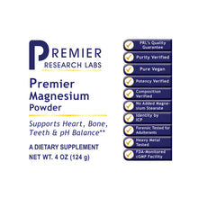 Load image into Gallery viewer, Premier Research Labs Magnesium Dietary Supplement
