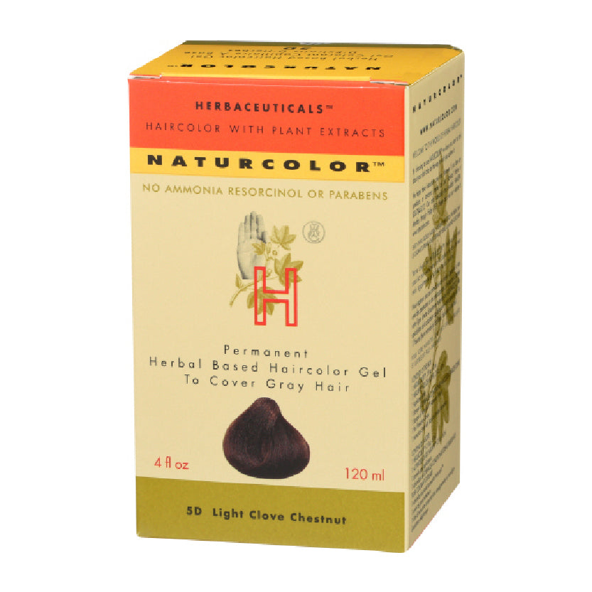 NATURCOLOR Herbal Based Haircolor Gel - 5D Light Clove Chestnut 自然色草本染髮劑(淺丁香板栗色)
