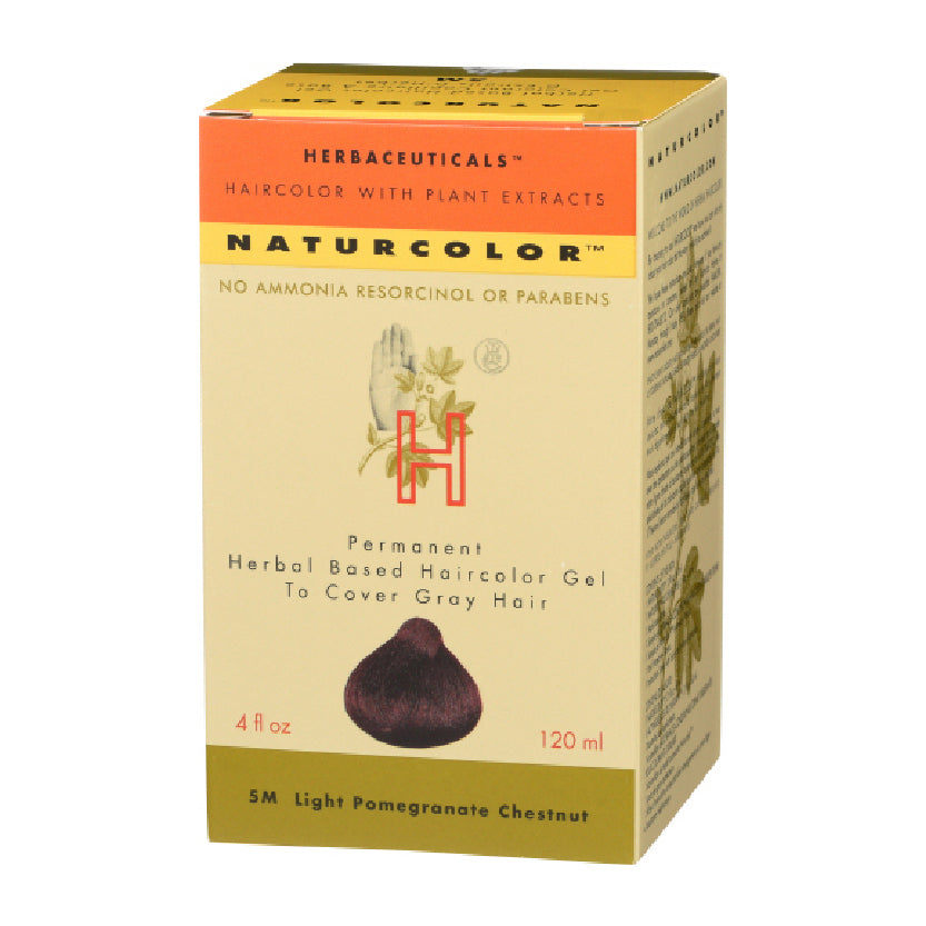 NATURCOLOR Herbal Based Haircolor Gel – 5M Light Pomegranate Chestnut 自然色草本染髮劑(淺石榴栗子色)