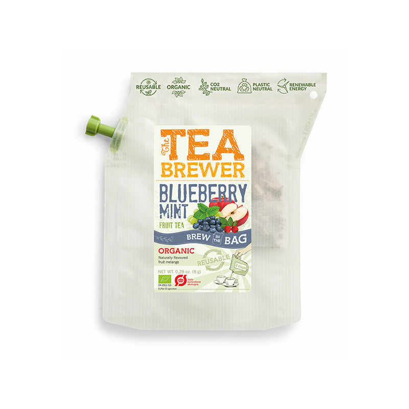 April Love Teabrewer - Organic Blueberry Mint Fruit Tea