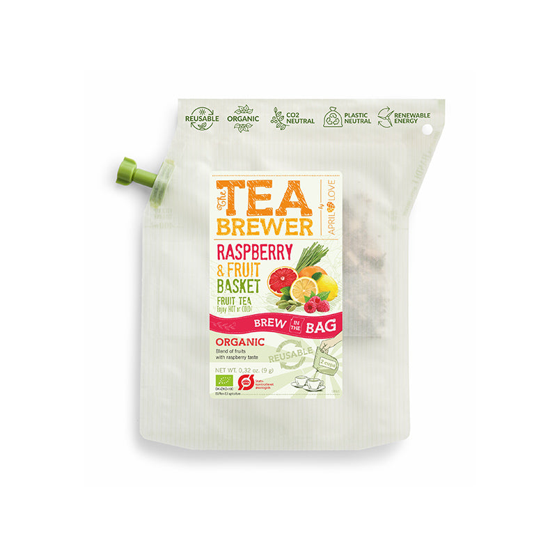 April Love Teabrewer - Raspberry & Fruit Basket Organic Fruit Tea