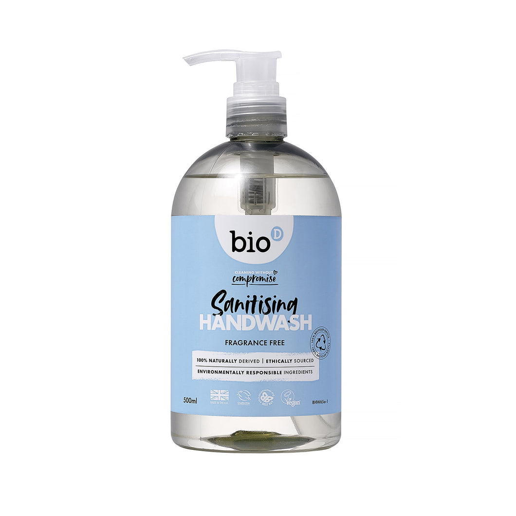 Bio-D Sanitising Fragrance Free Handwash 天然無味低敏消毒洗手液
