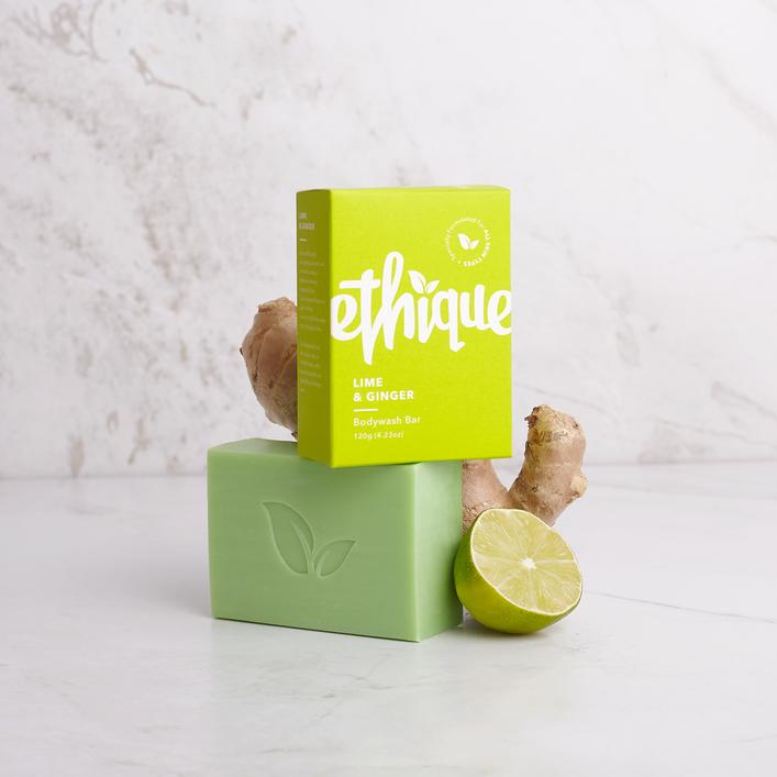 Ethique Body Cleanser - Zesty Lime & Ginger Soap Bar 青檸薑沐浴芭