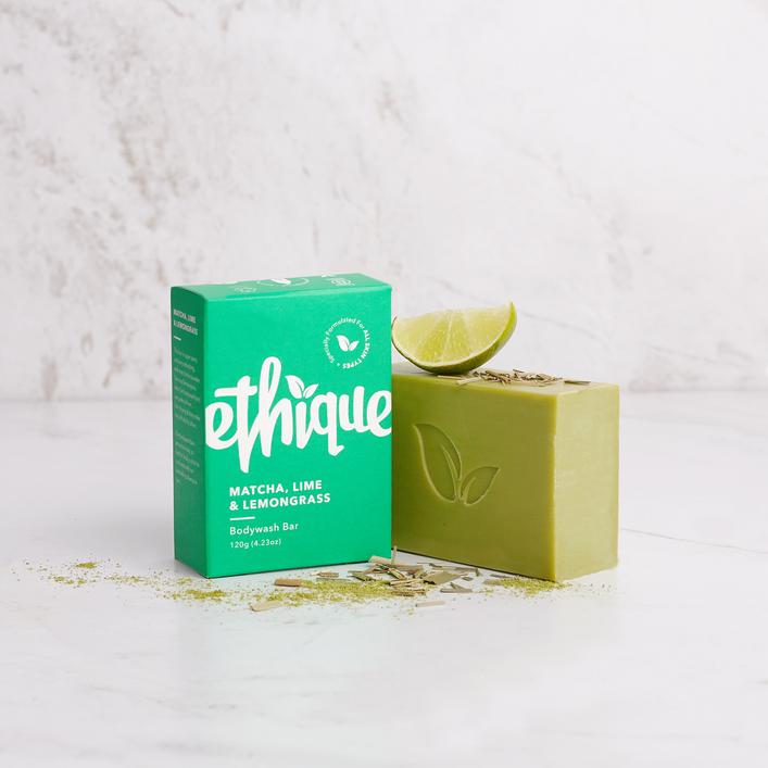 Ethique Body Cleanser - Invigorating Matcha, Lime, & Lemongrass Soap Bar 抹茶檸檬草青檸沐浴芭