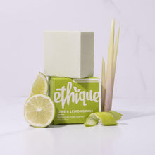 Load image into Gallery viewer, Ethique Body Cleanser - Lime &amp; Lemongrass Cream Body Cleanser
