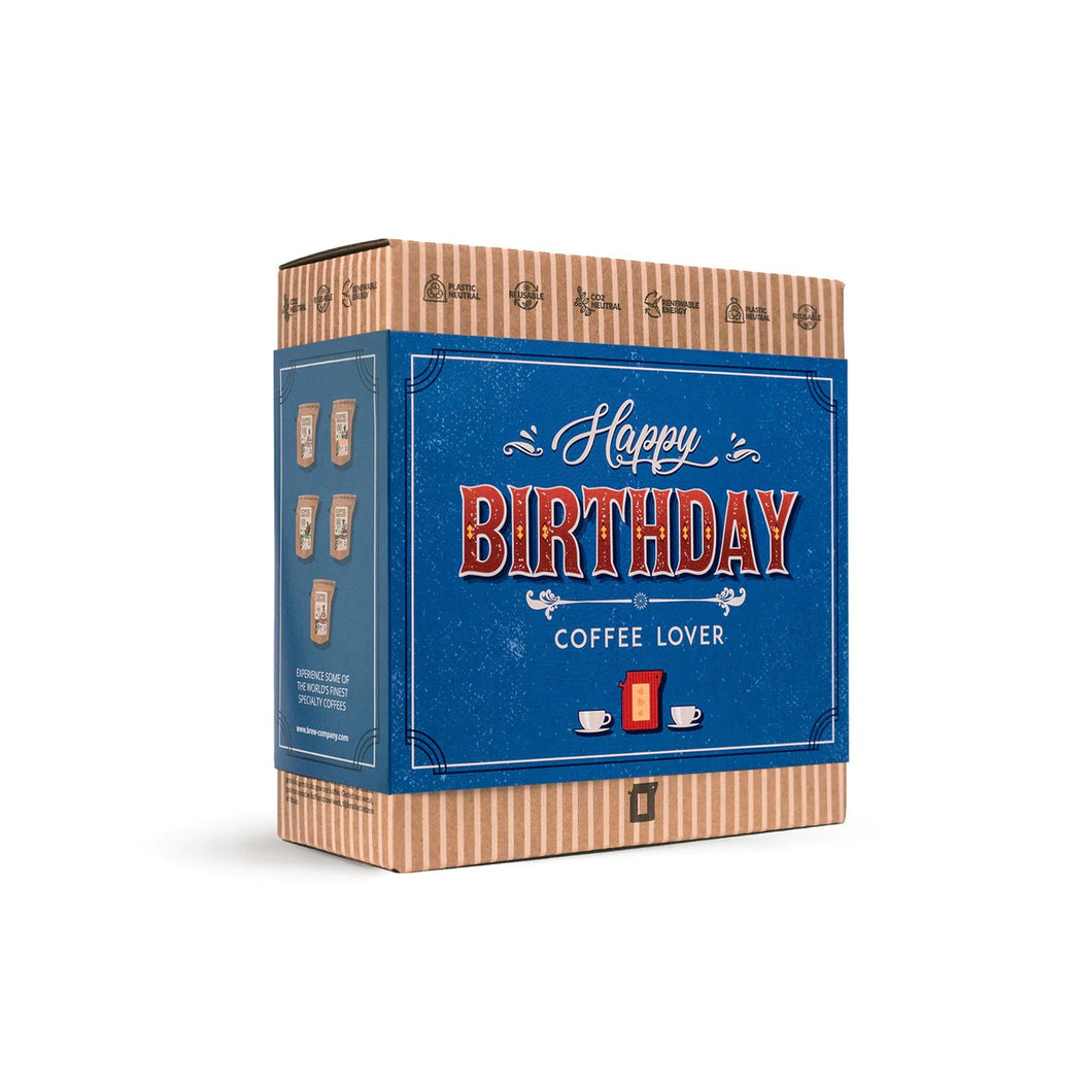 Grower's Happy Birthday Specialty Coffee Gift Box 啡農杯便攜式手沖精品咖啡包生日禮盒(5 Pcs)