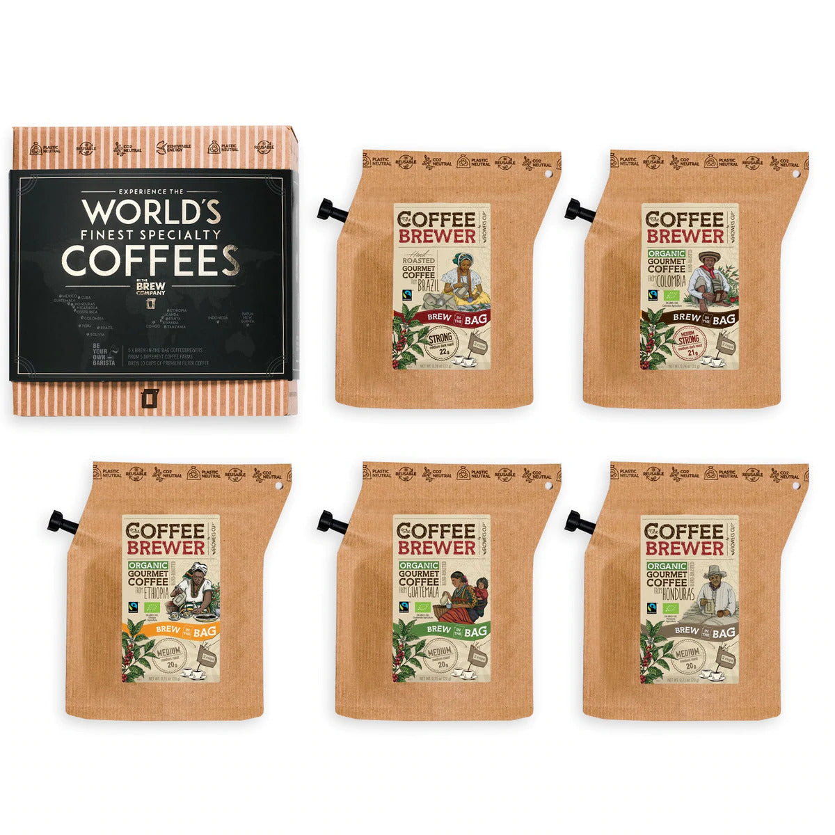 Buy Gourmet Coffee Gift Box  World's Finest Specialty Coffee Gift Box -  The Brew Company
